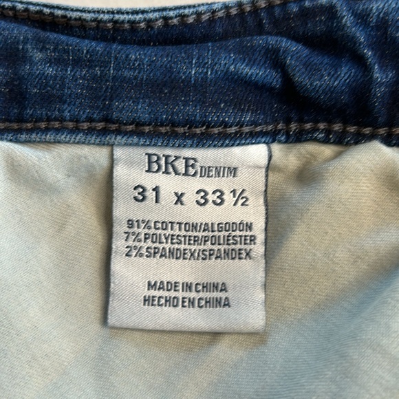 3/$25 BKE Payton Universal Fit Mid Rise Tailored Bootcut Jean. Size 31x331/2 - Picture 8 of 14